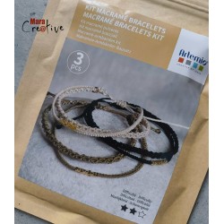 Kit macramé bracelets