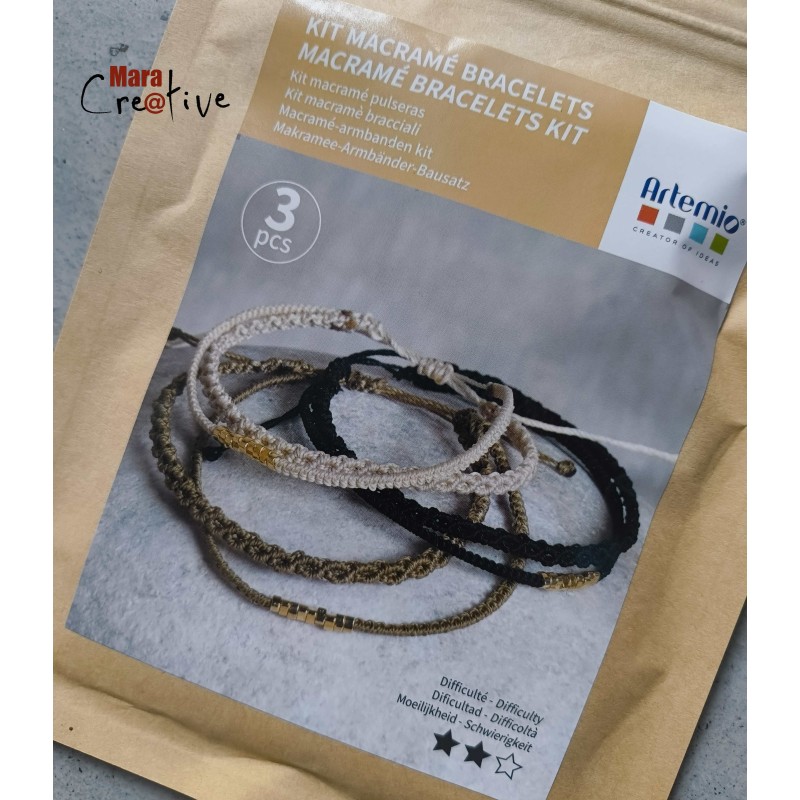 Kit macramé bracelets