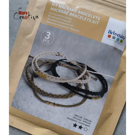 Kit macramé bracelets