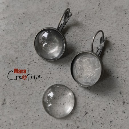 Monture en métal: boucle d'oreille
