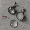 Monture en métal: boucle d'oreille