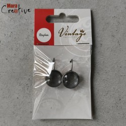 Monture en métal: boucle d'oreille