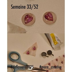 Monture en métal: boucle d'oreille