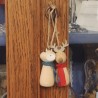 Figurines en bois Renard renne ou sapin