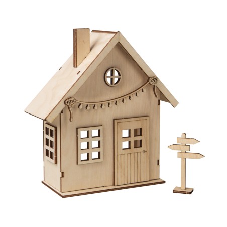 Kit maison de lutin en bois