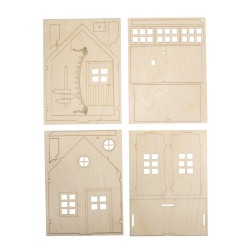 Kit maison de lutin en bois