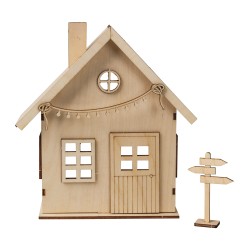 Kit maison de lutin en bois