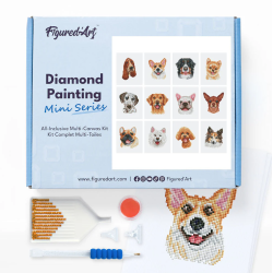 Mini série diamond painting Figured'Art