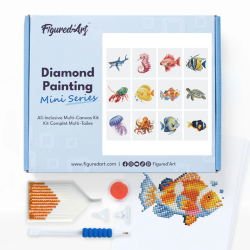 Mini série diamond painting Figured'Art