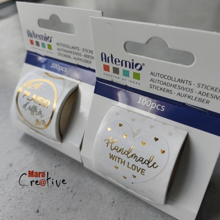 100 Autocollants en rouleau