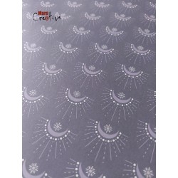 Set de 10 feuilles effet doré