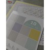 Set de 10 feuilles 30,5 x 30,5 cm