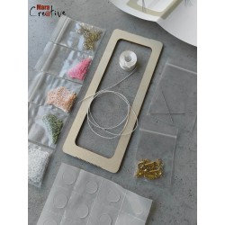 Kit 3 bracelets Miyuki roses