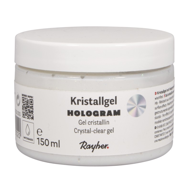 Gel cristallin, effet hologramme