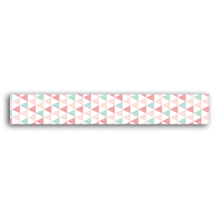 Masking tape – triangles vert et rose