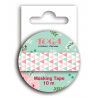 Masking tape – triangles vert et rose