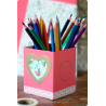 Masking tape – triangles vert et rose