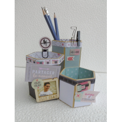 Trio de pots à crayons