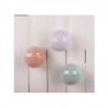 Boules plastique facettées
