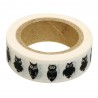 Washi Tape - Hiboux, 15m