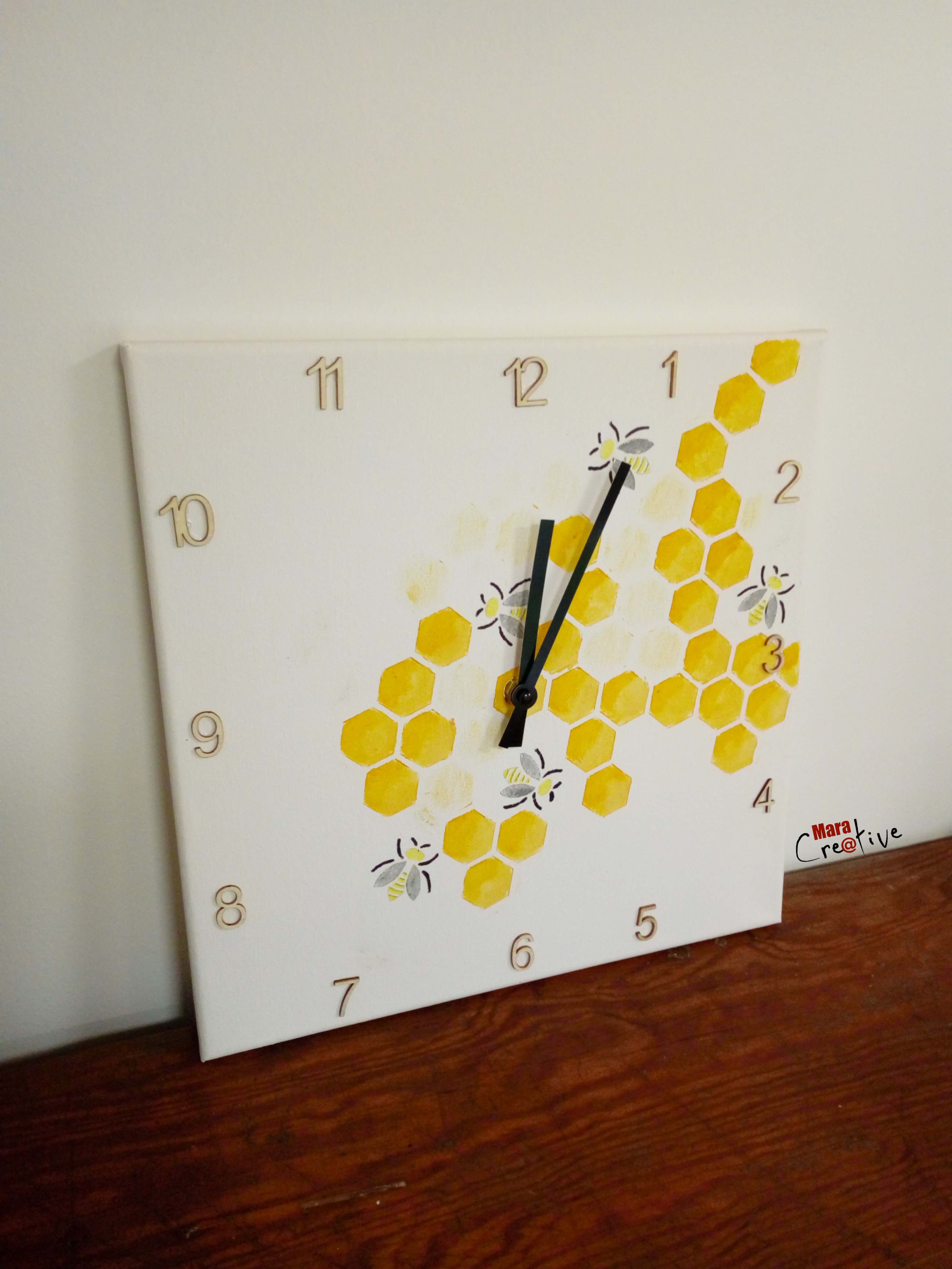 horloge DIY abeilles